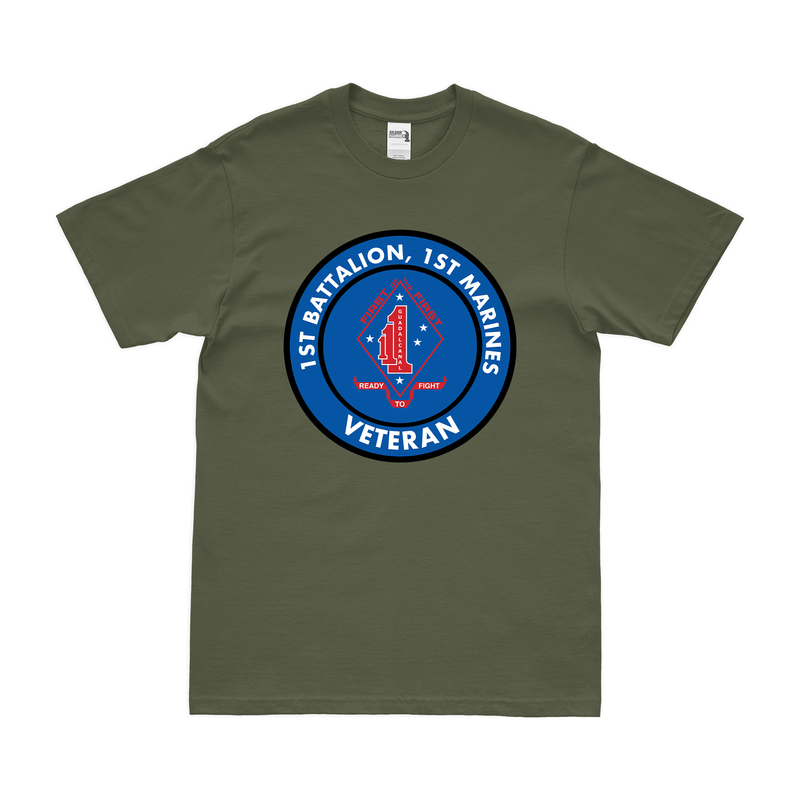1/1 Marines Veteran Emblem T-Shirt