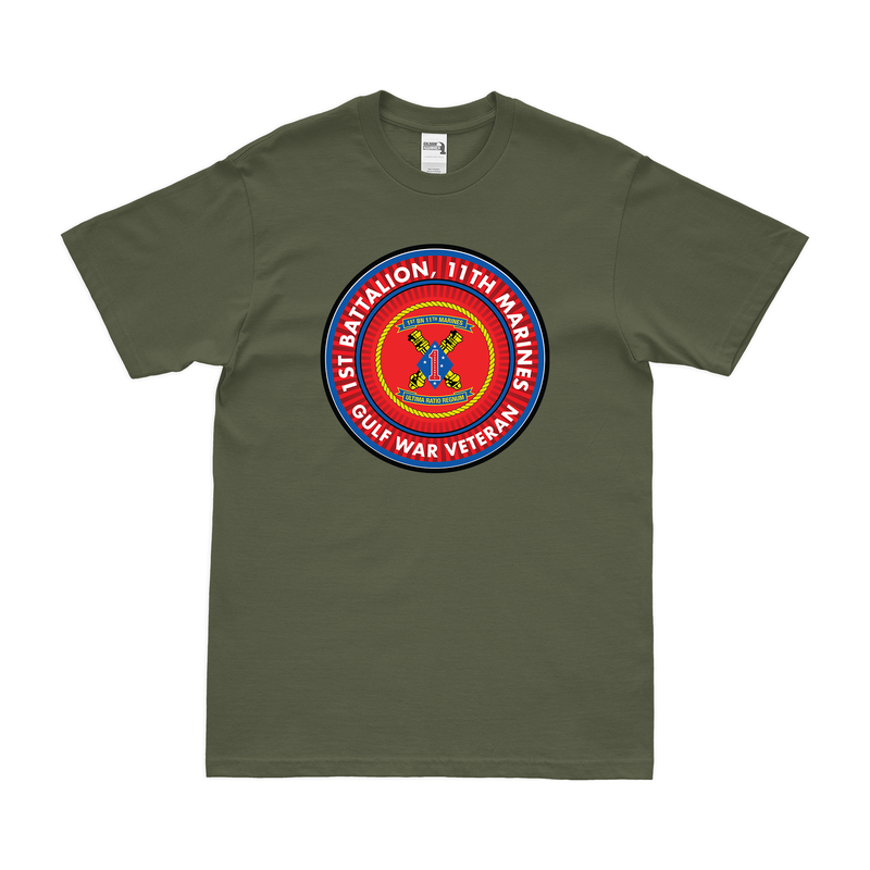 1st Bn 11th Marines (1/11 Marines) Gulf War T-Shirt