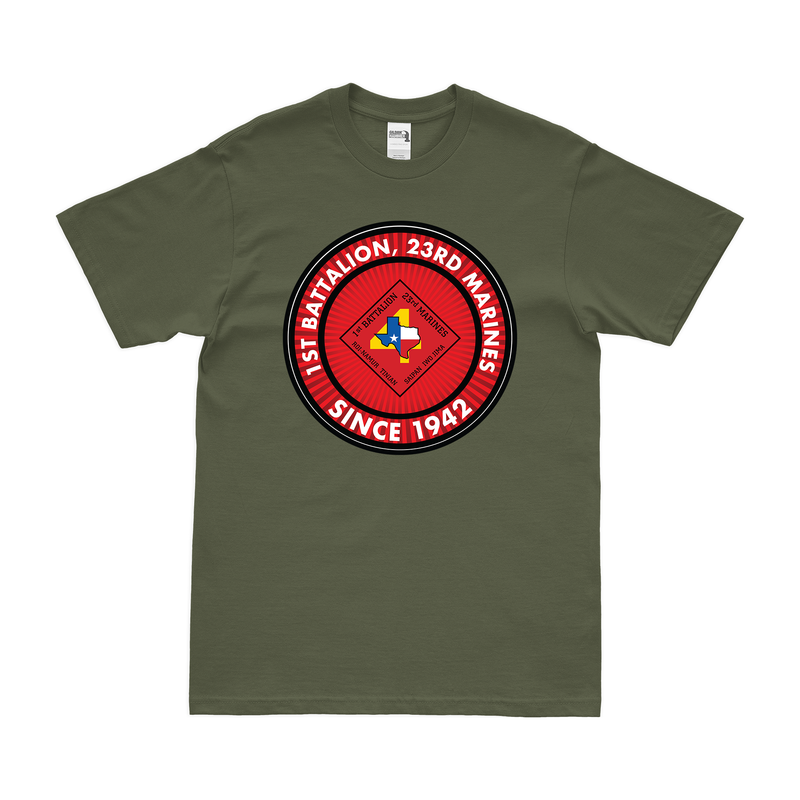 1st Bn 23rd Marines (1/23 Marines) Since 1942 T-Shirt
