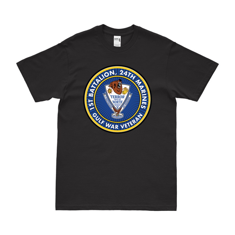 1st Bn 24th Marines (1/24 Marines) Gulf War Veteran T-Shirt