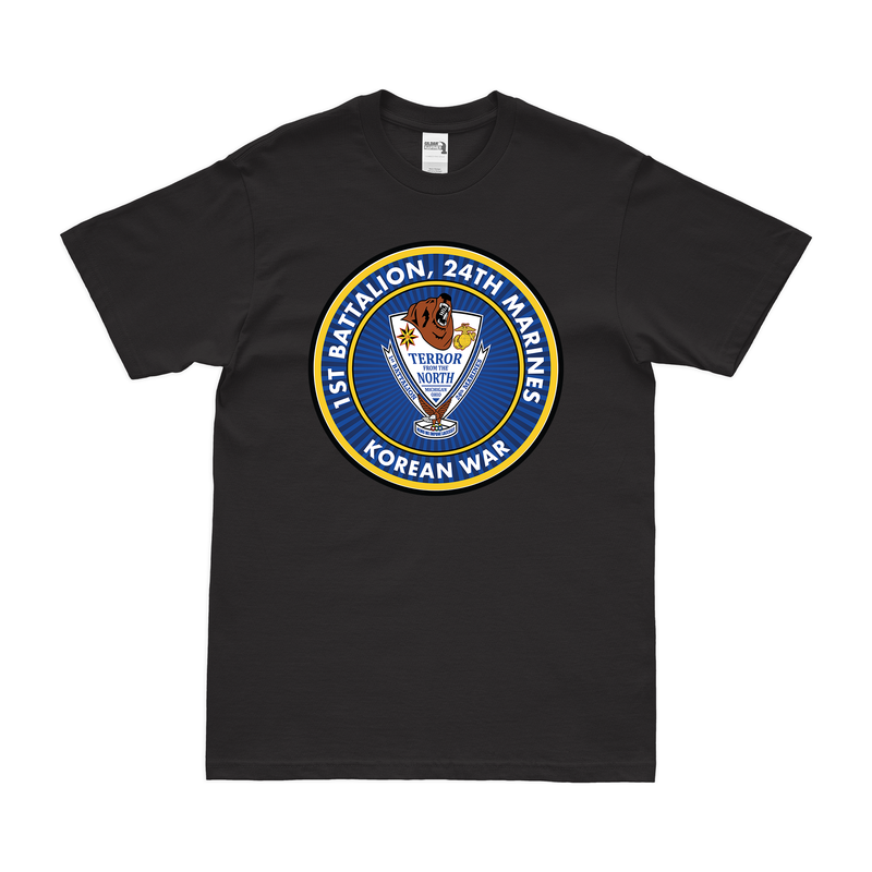 1st Bn 24th Marines (1/24 Marines) Korean War T-Shirt