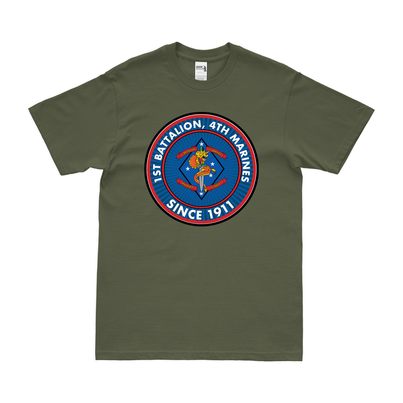 1st Bn 4th Marines (1/4 Marines) Since 1911 T-Shirt