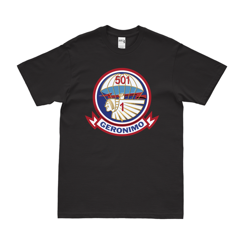 1-501 Parachute Infantry Regiment Logo T-Shirt