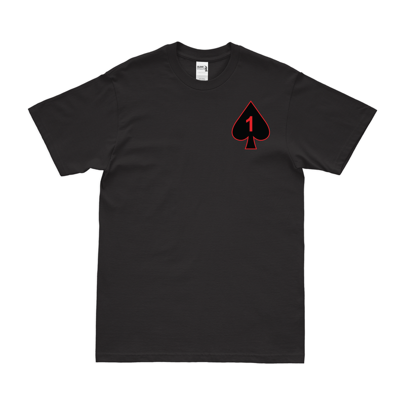 1-506th Infantry 'Red Currahee' Left Chest Emblem T-Shirt