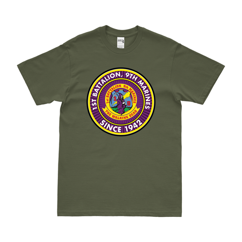 1st Bn 9th Marines (1/9 Marines) Since 1942 T-Shirt