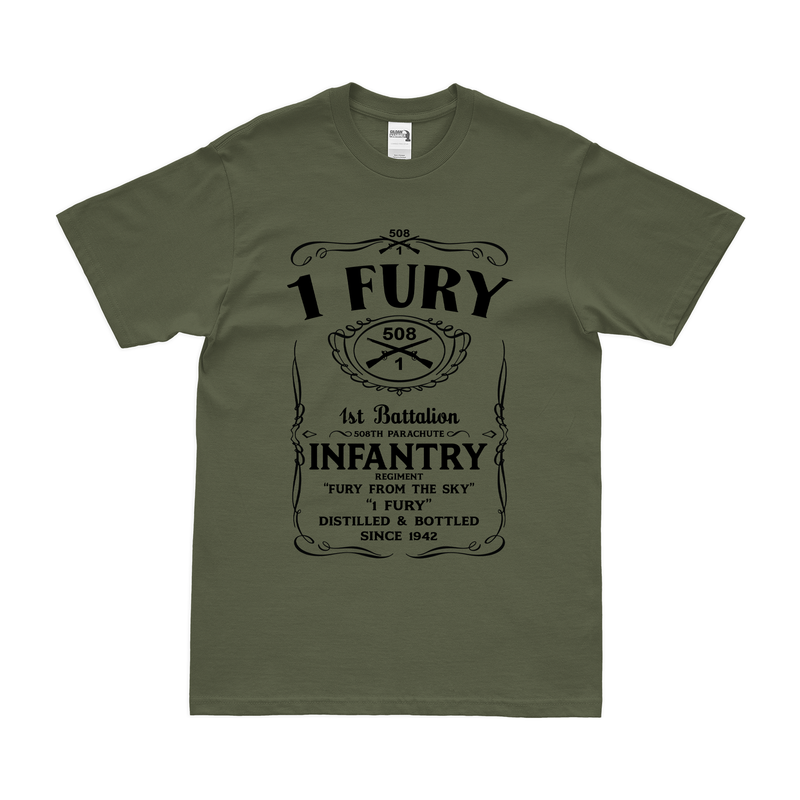 1-508 PIR '1 Fury' Whiskey Label T-Shirt