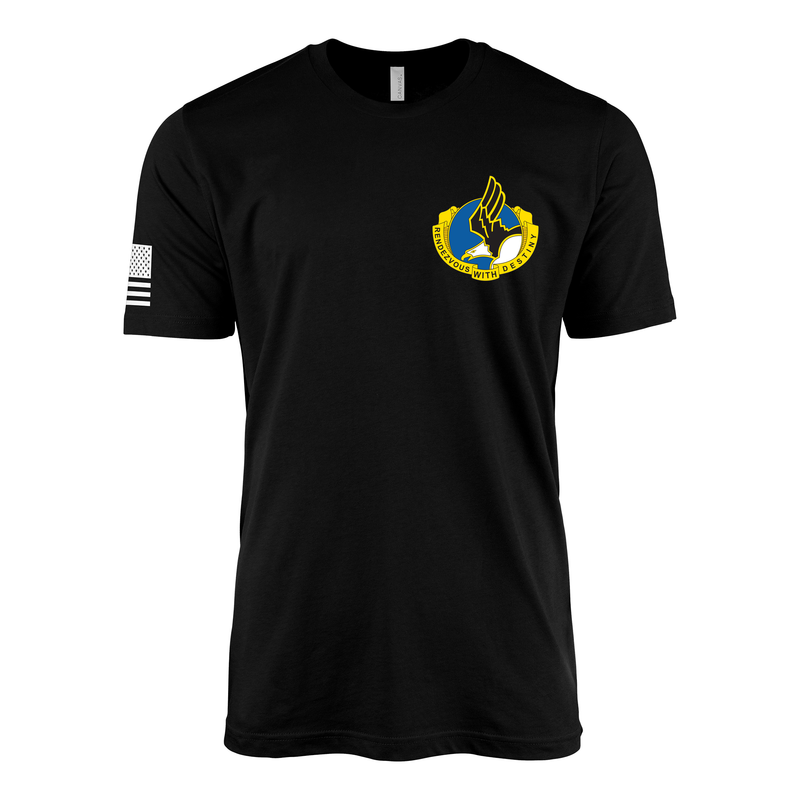 第101空挺師団 左胸 DUIエンブレム Tシャツ