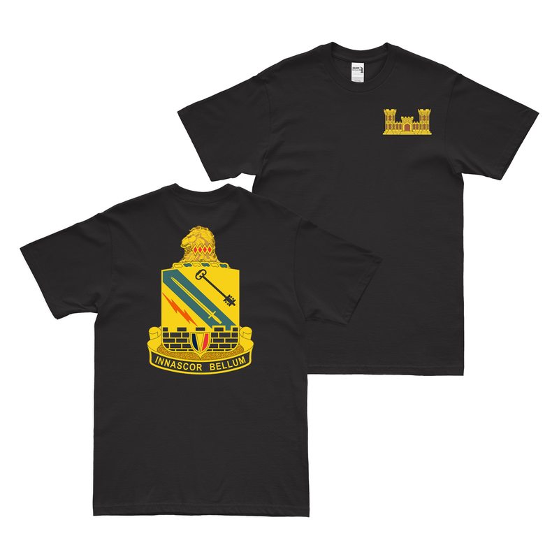 Double-Sided 104th Engineer Battalion Logo T-Shirt