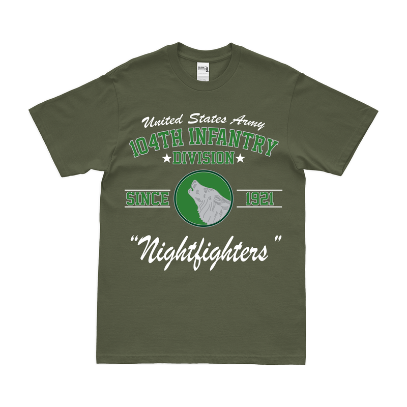 104th Infantry Division Since 1921 'Nightfighters' T-Shirt