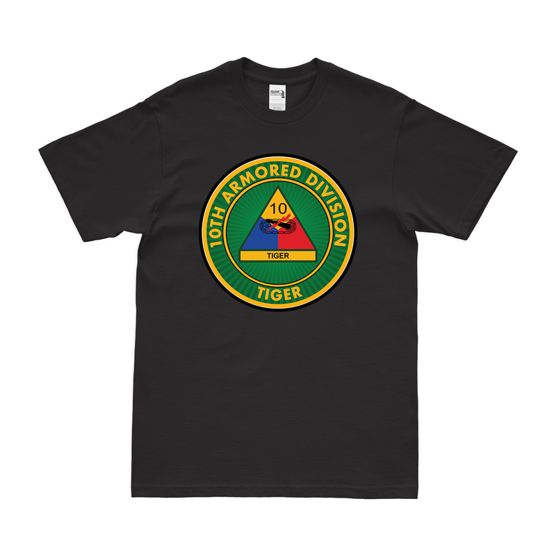 U.S. Army 10th Armored Division "Tiger" Motto Emblem T-Shirt