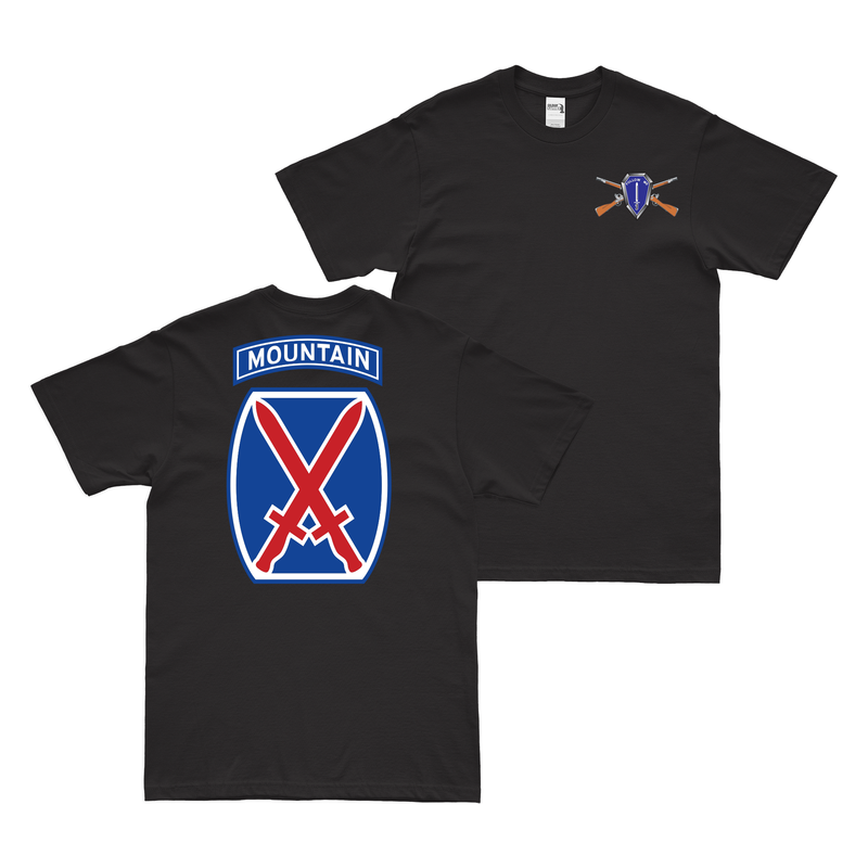 Double-Sided 10th Mountain Division T-Shirt