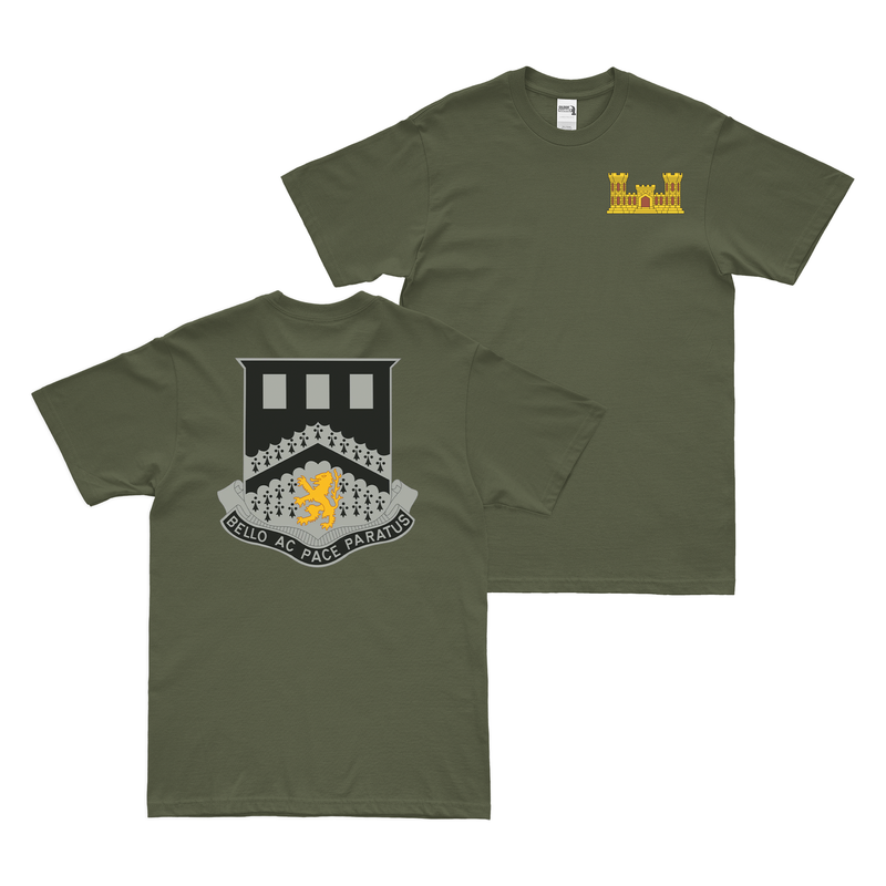 Double-Sided 112th Engineer Battalion T-Shirt