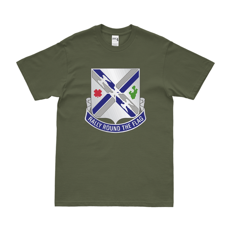 U.S. Army 115th Infantry Regiment Unit Logo Emblem T-Shirt