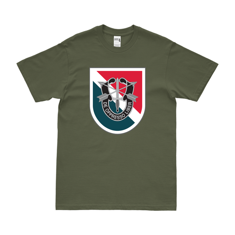 11th Special Forces Group (11th SFG) Beret Flash T-Shirt