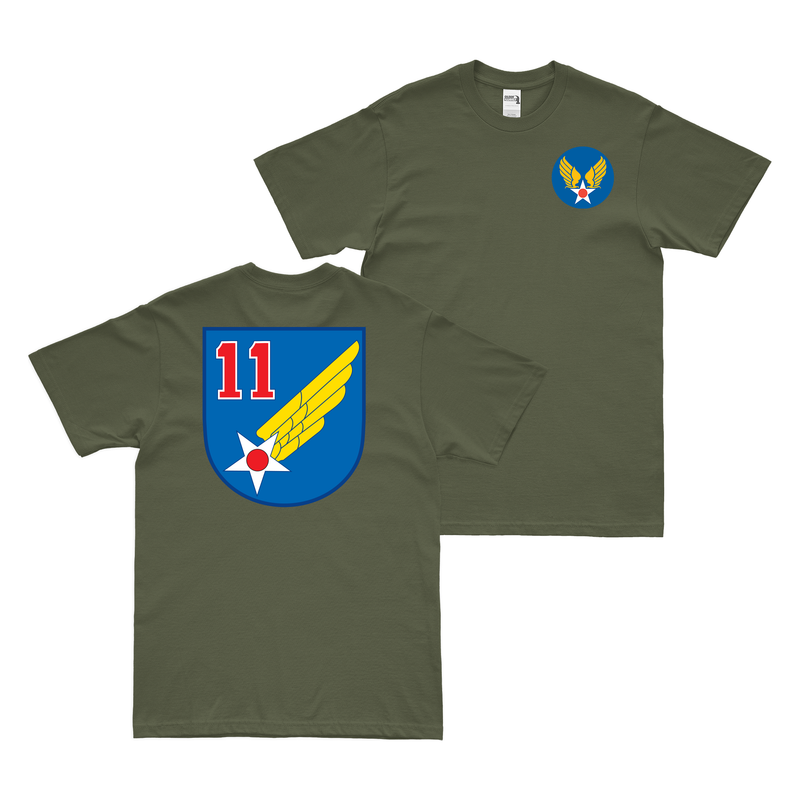 Double-Sided Eleventh Air Force USAAF WW2 T-Shirt