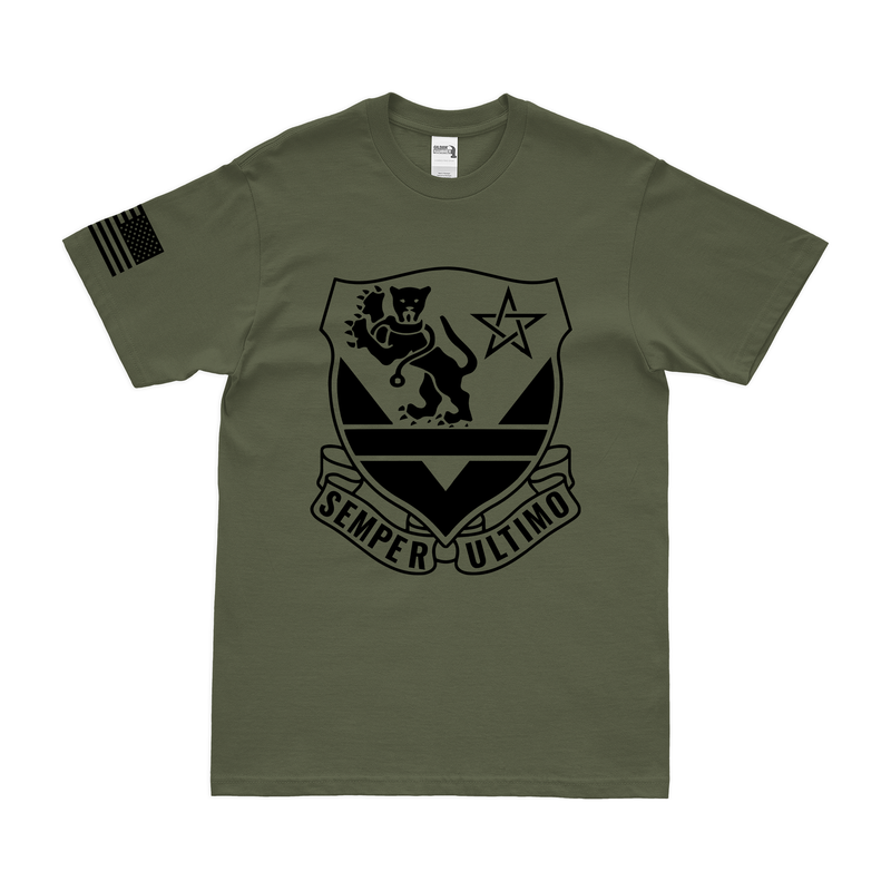 16th Engineer Battalion Insignia Outline T-Shirt