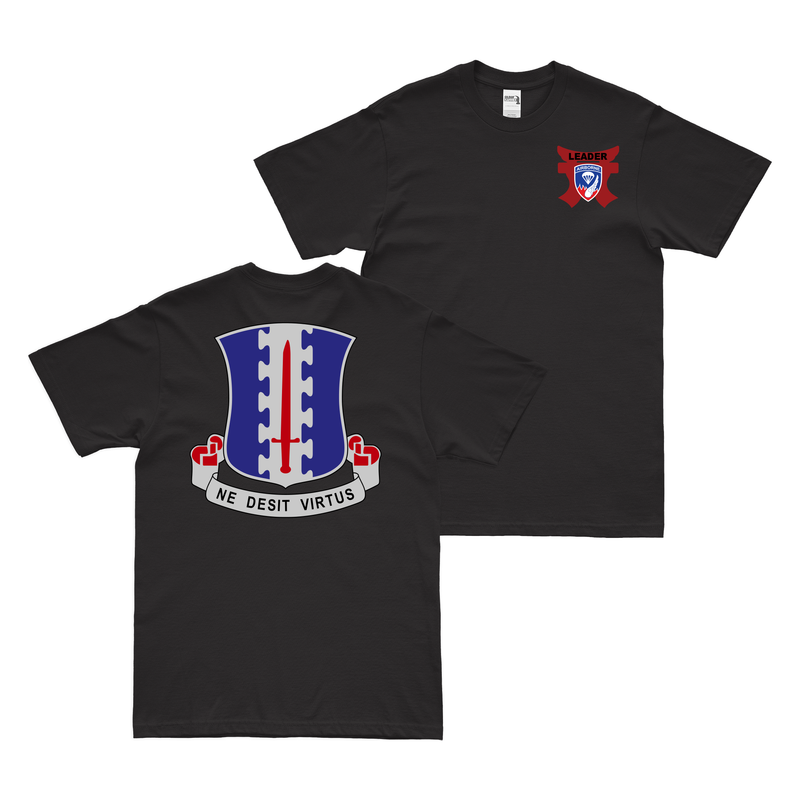 Double-Sided 1-187 Infantry Regiment Emblem T-Shirt