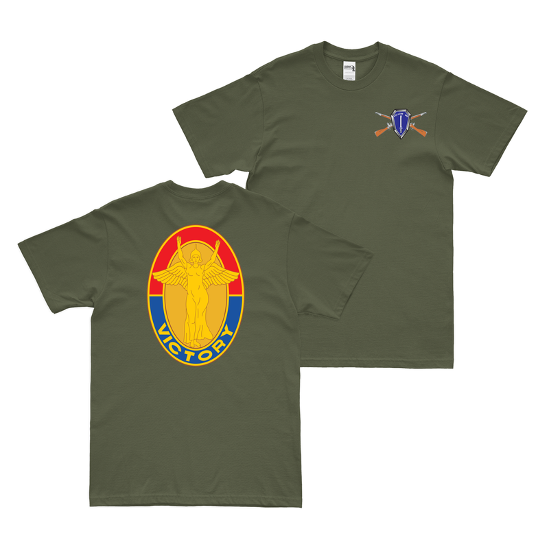両面 第1歩兵師団 DUI Tシャツ