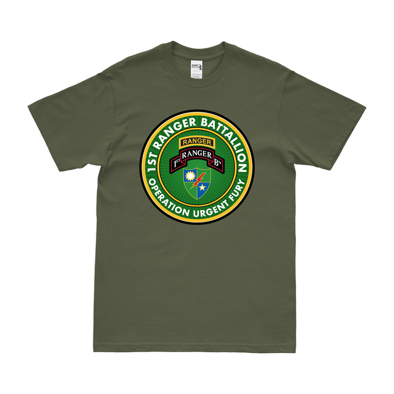 1st Ranger Battalion Operation Urgent Fury T-Shirt