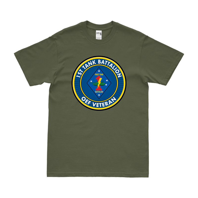 1st Tank Battalion OEF Veteran USMC T-Shirt