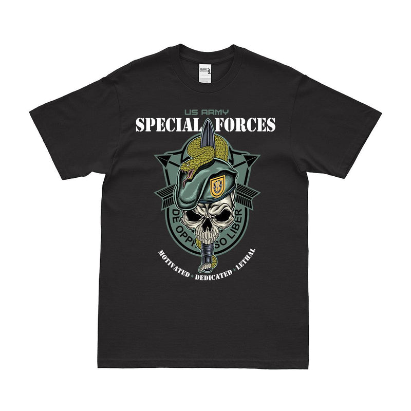1st Special Forces Group (1st SFG) Snake Eaters Skull T-Shirt