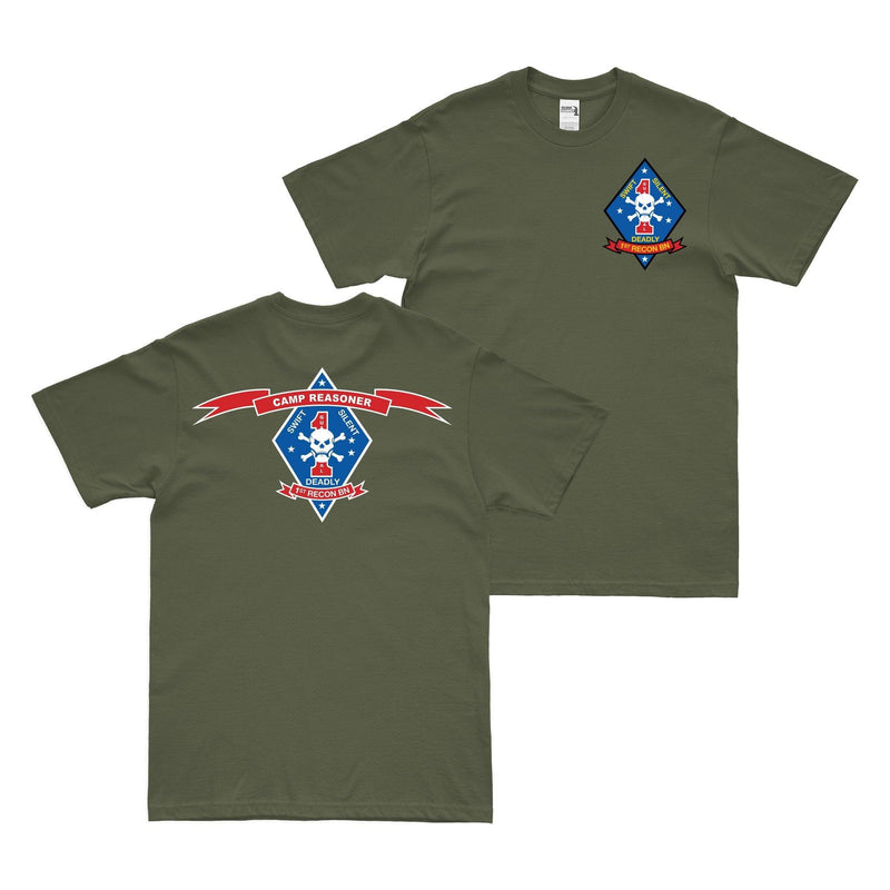 Double-Sided 1st Recon Bn Camp Reasoner Vietnam T-Shirt