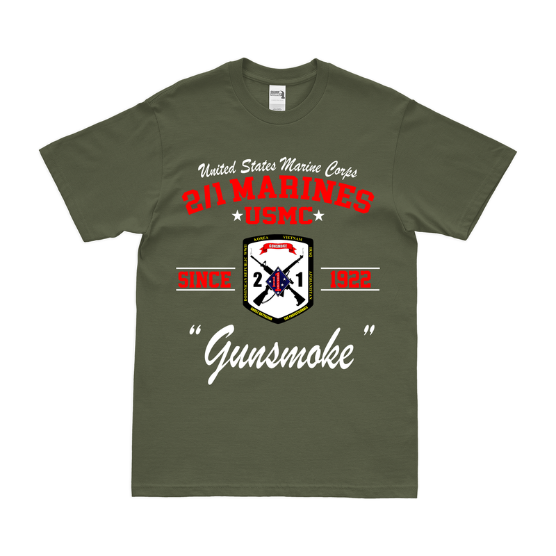 2nd Bn 1st Marines (2/1 Marines) Since 1922 USMC Legacy T-Shirt