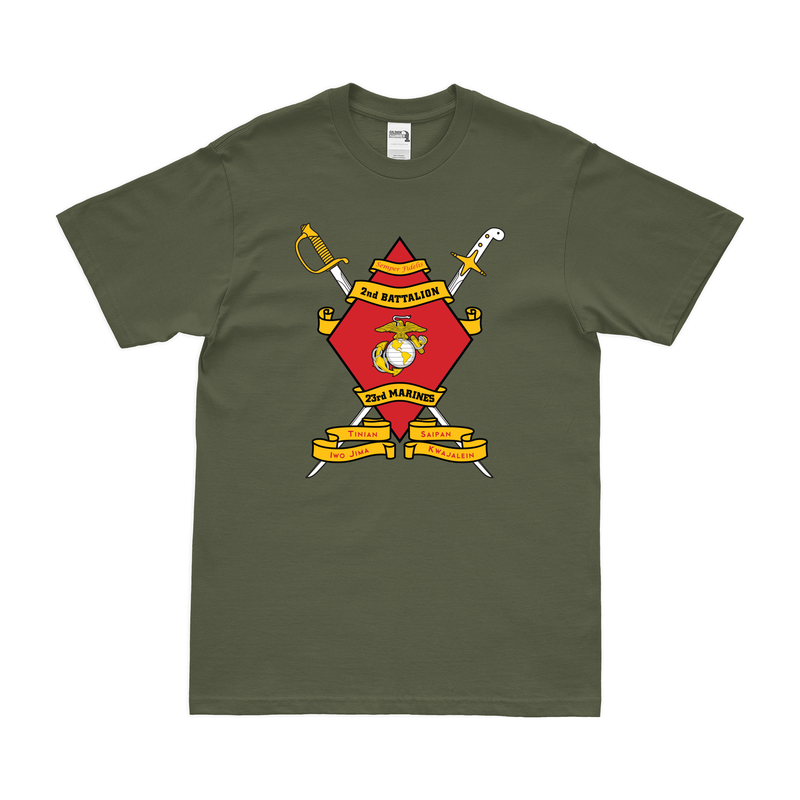 2/23 Marines Unit Logo Emblem T-Shirt