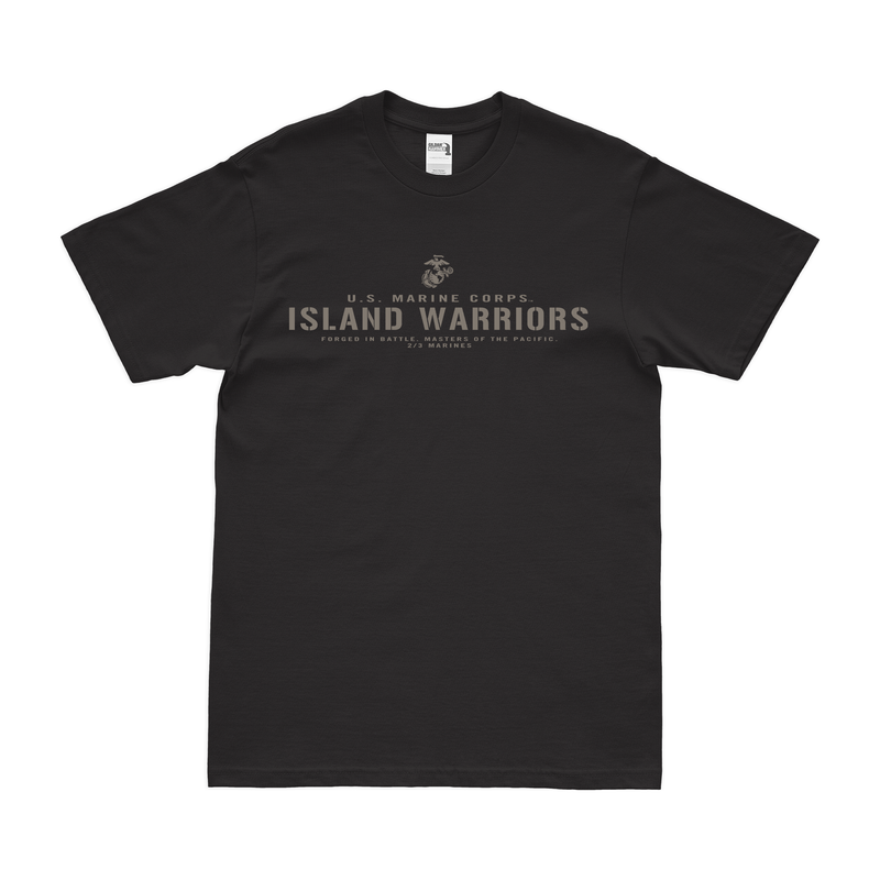 2/3 Marines 'Island Warriors' Motto USMC T-Shirt