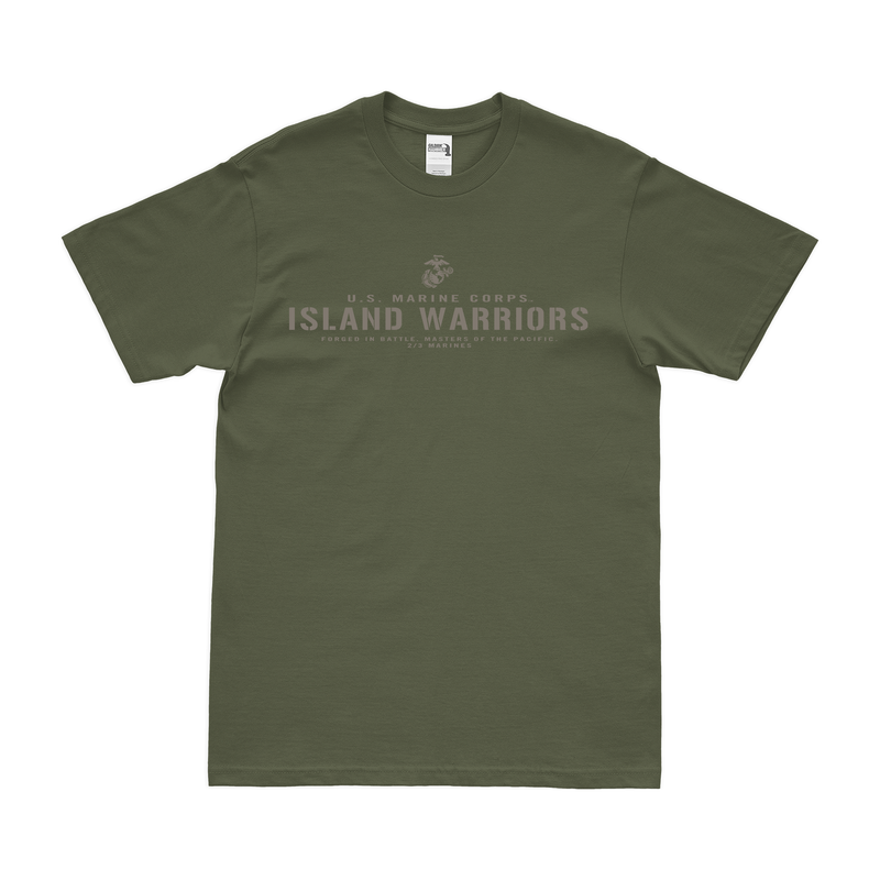 2/3 Marines 'Island Warriors' Motto USMC T-Shirt