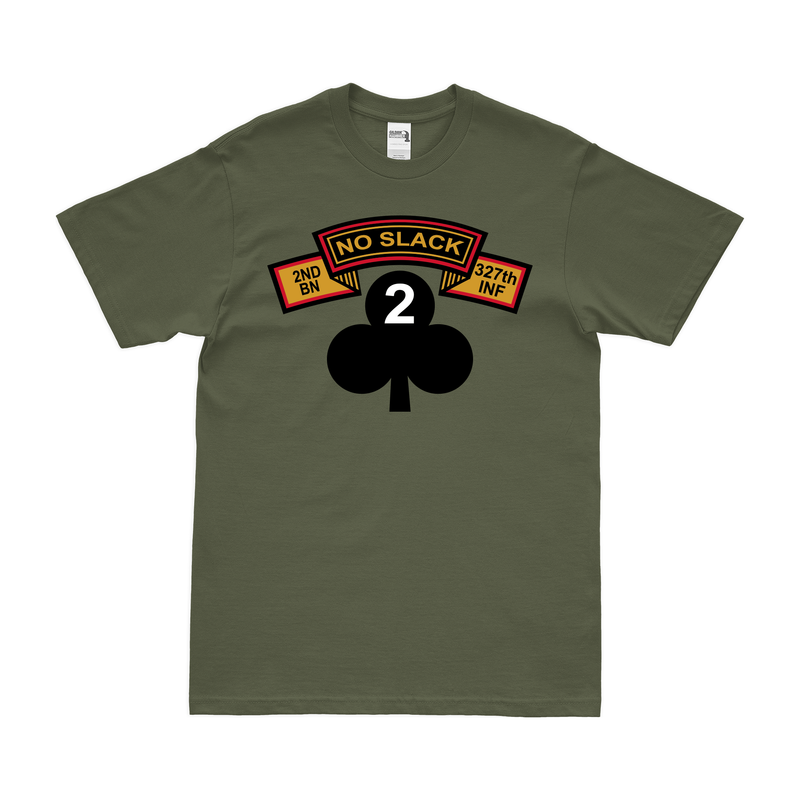 2-327 IR "No Slack" Shamrock Emblem T-Shirt