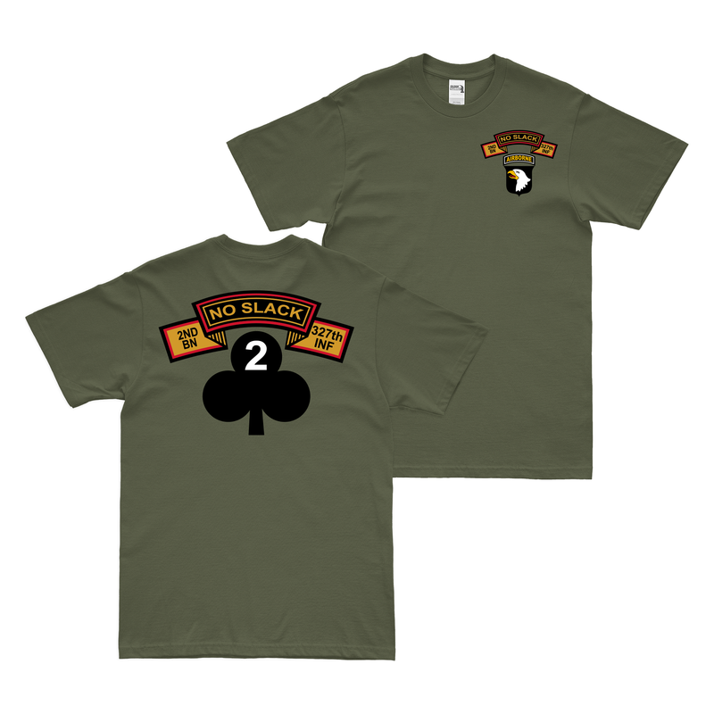 Double-Sided 'No Slack' 2-327 IR Shamrock T-Shirt