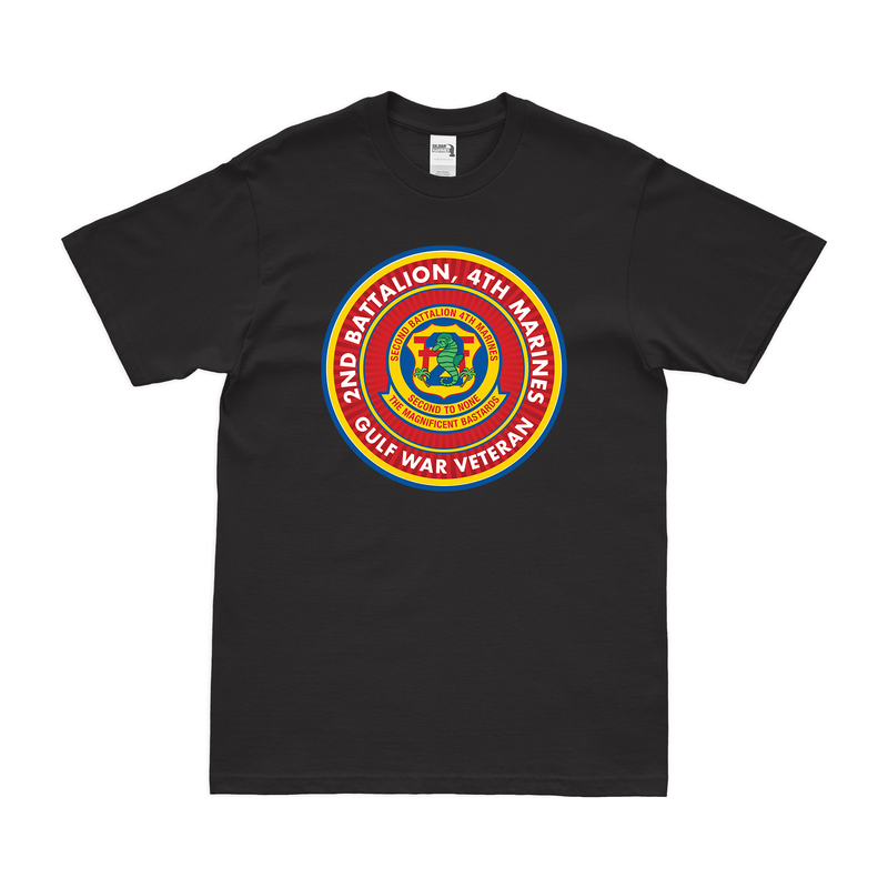 2nd Bn 4th Marines (2/4 Marines) Gulf War Veteran T-Shirt