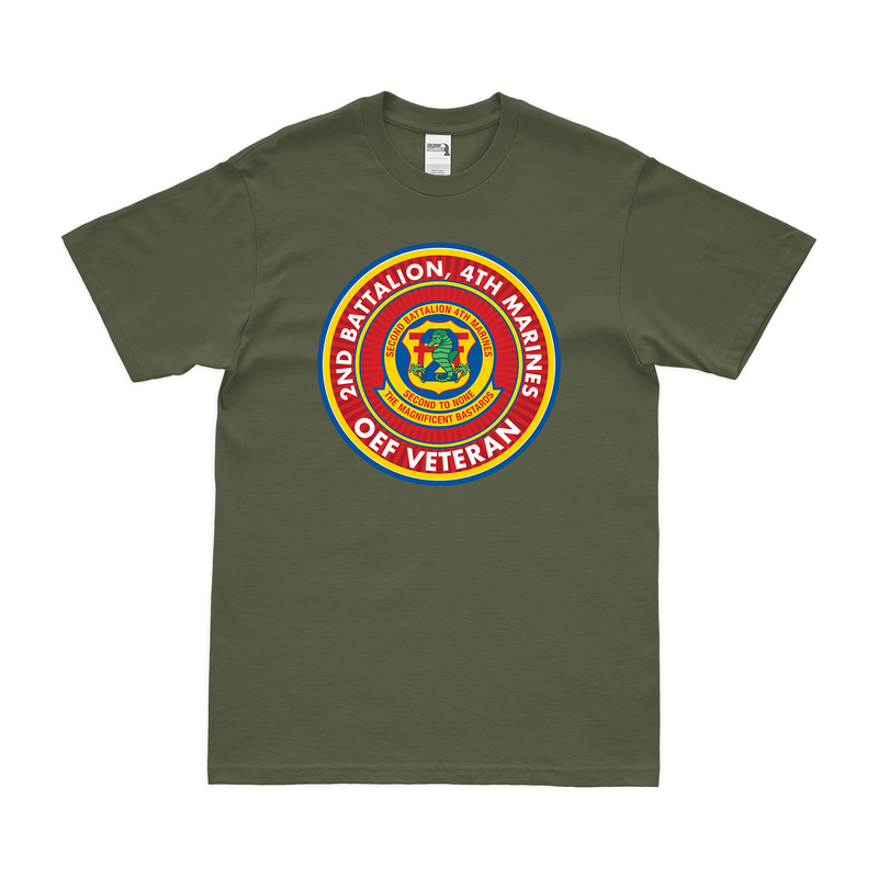 2nd Bn 4th Marines (2/4 Marines) OEF Veteran T-Shirt
