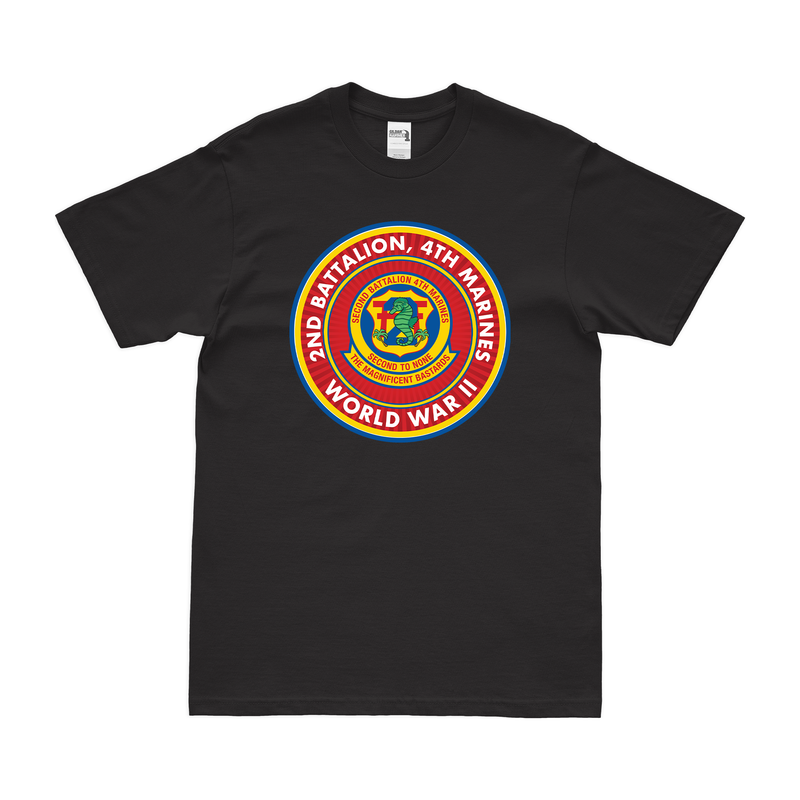 2nd Bn 4th Marines (2/4 Marines) World War II T-Shirt