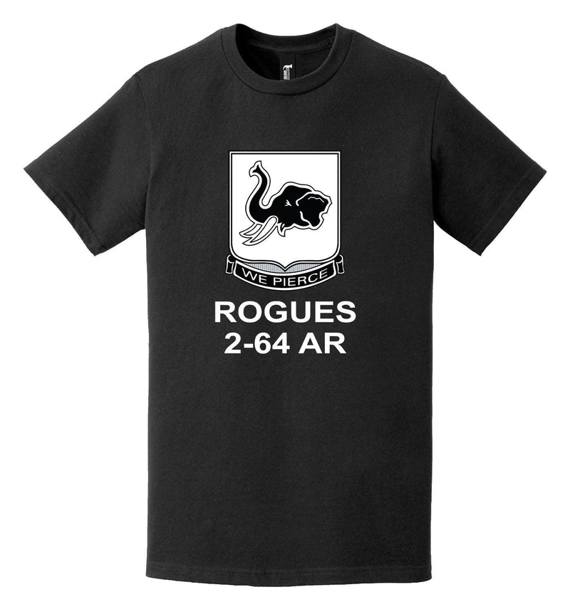 2-64 Armor Regiment "Rogues" Emblem T-Shirt