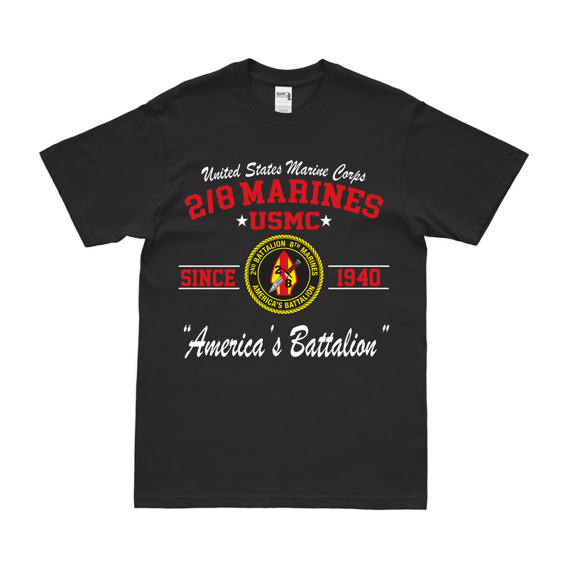 2/8 Marines Since 1940 USMC Legacy T-Shirt