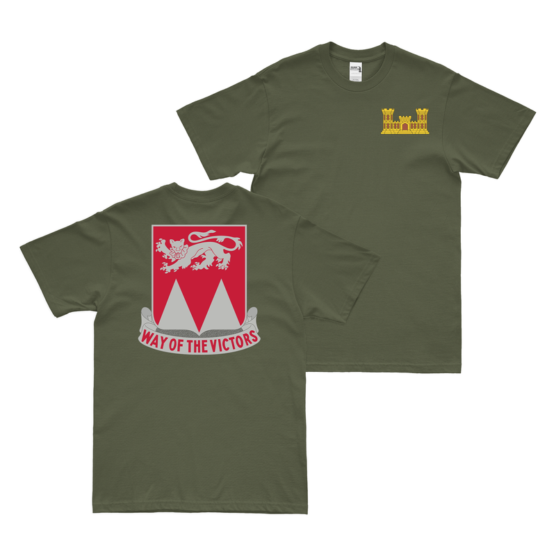 Double-Sided 26th Engineer Battalion Logo T-Shirt