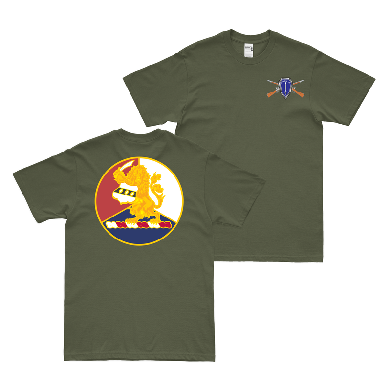Double-Sided 28th Infantry Division DUI T-Shirt