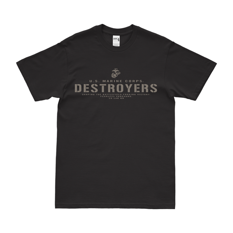 2d LAR 'Destroyers' Legacy Tribute USMC T-Shirt