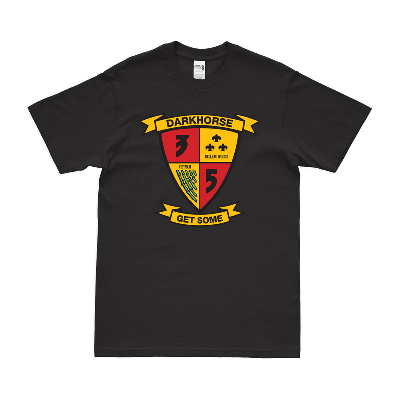 3rd Battalion 5th Marines (3/5) Logo Emblem T-Shirt