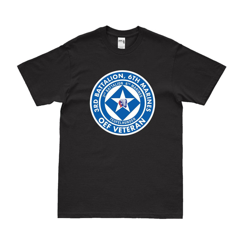 3rd Bn 6th Marines (3/6 Marines) OEF Veteran T-Shirt