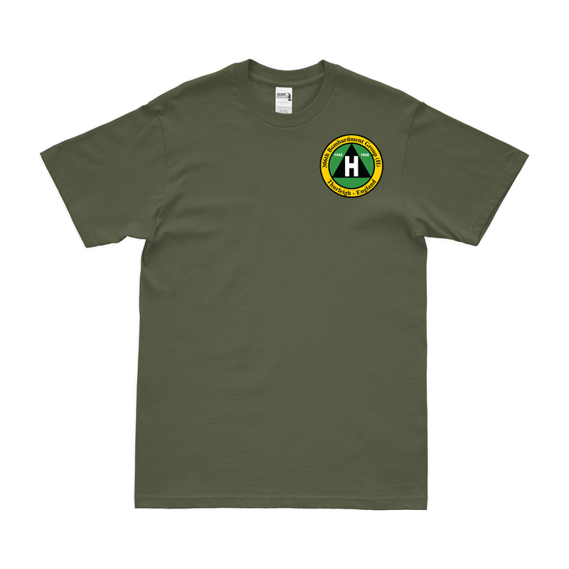 306th Bomb Group WW2 Left Chest Emblem T-Shirt