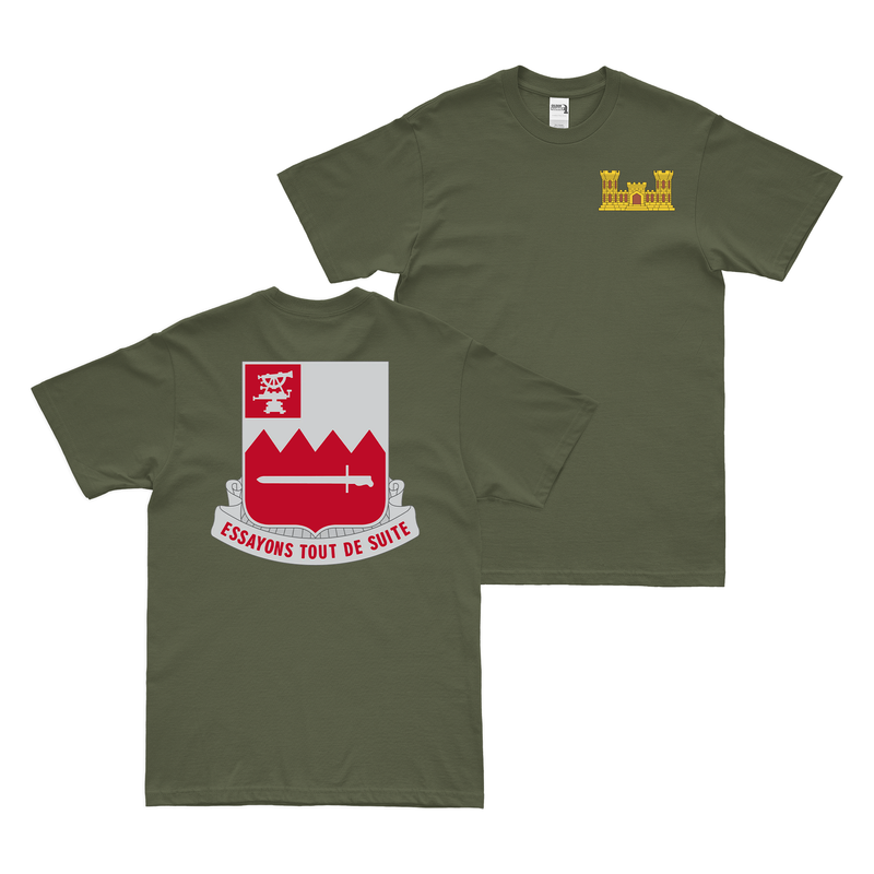 Double-Sided U.S. Army 397th Engineer Battalion T-Shirt