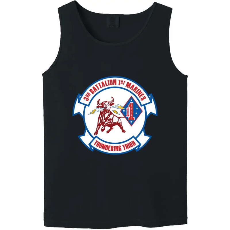3rd Battalion, 1st Marines (3/1) Unit Logo Emblem Tank Top