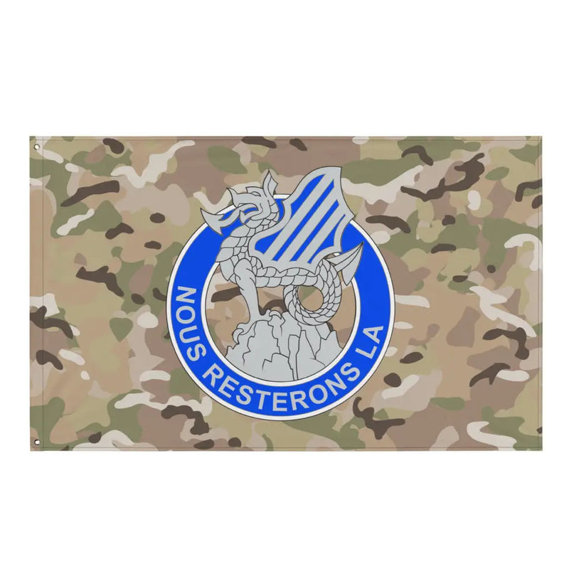 3rd Infantry Division (3rd ID) OCP Camo DUI Indoor Wall Flag