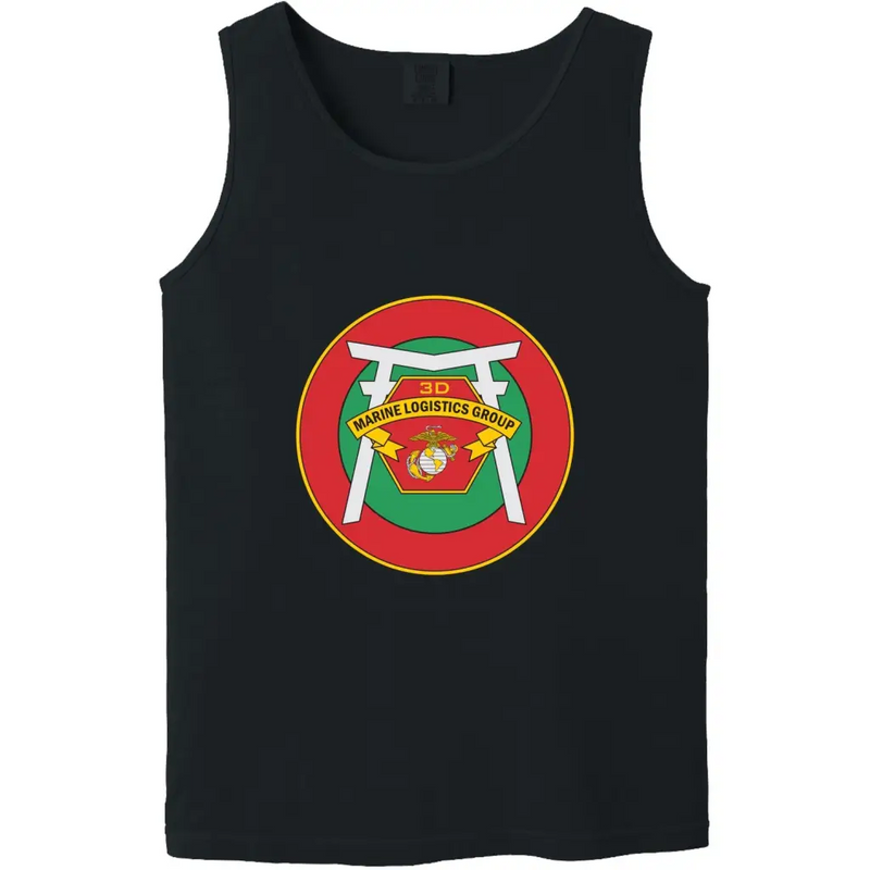3rd Marine Logistics Group (3rd MLG) Unit Logo Tank Top