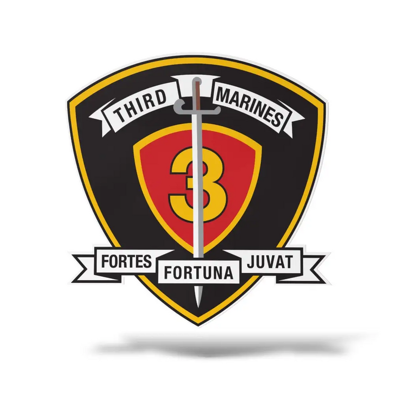 3rd Marine Regiment Vinyl Sticker Decal