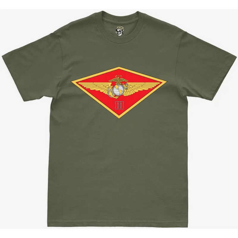 3rd MAW Logo Military Green T-Shirt