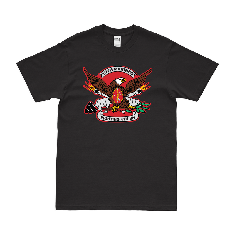 4th Bn 10th Marines (4/10 Marines) Unit Logo T-Shirt